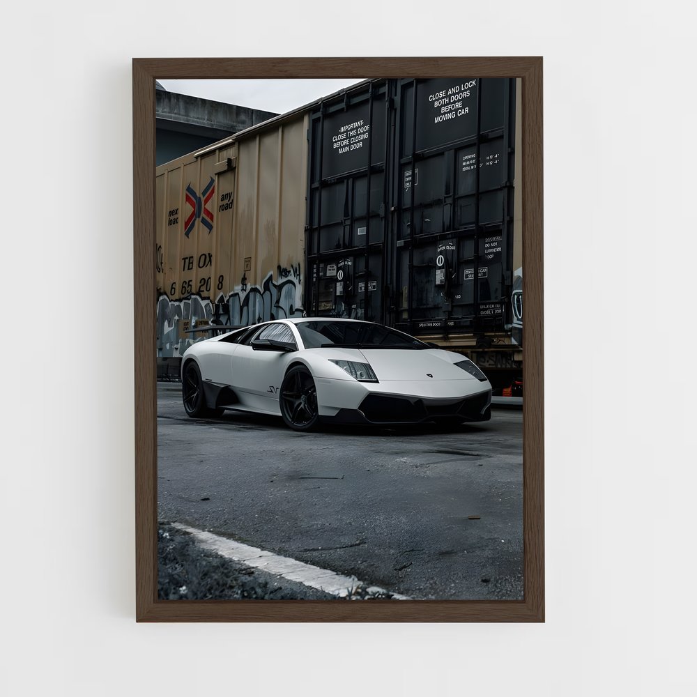 Poster Train & Murcielago – affiche Lamborghini (vue 5)